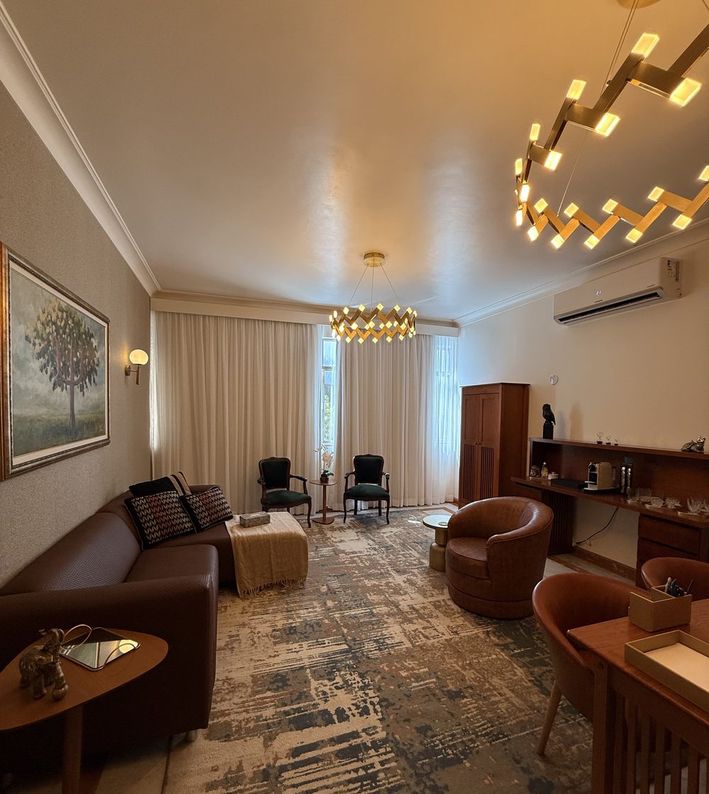 Sala de espera do Espaço Bunahum